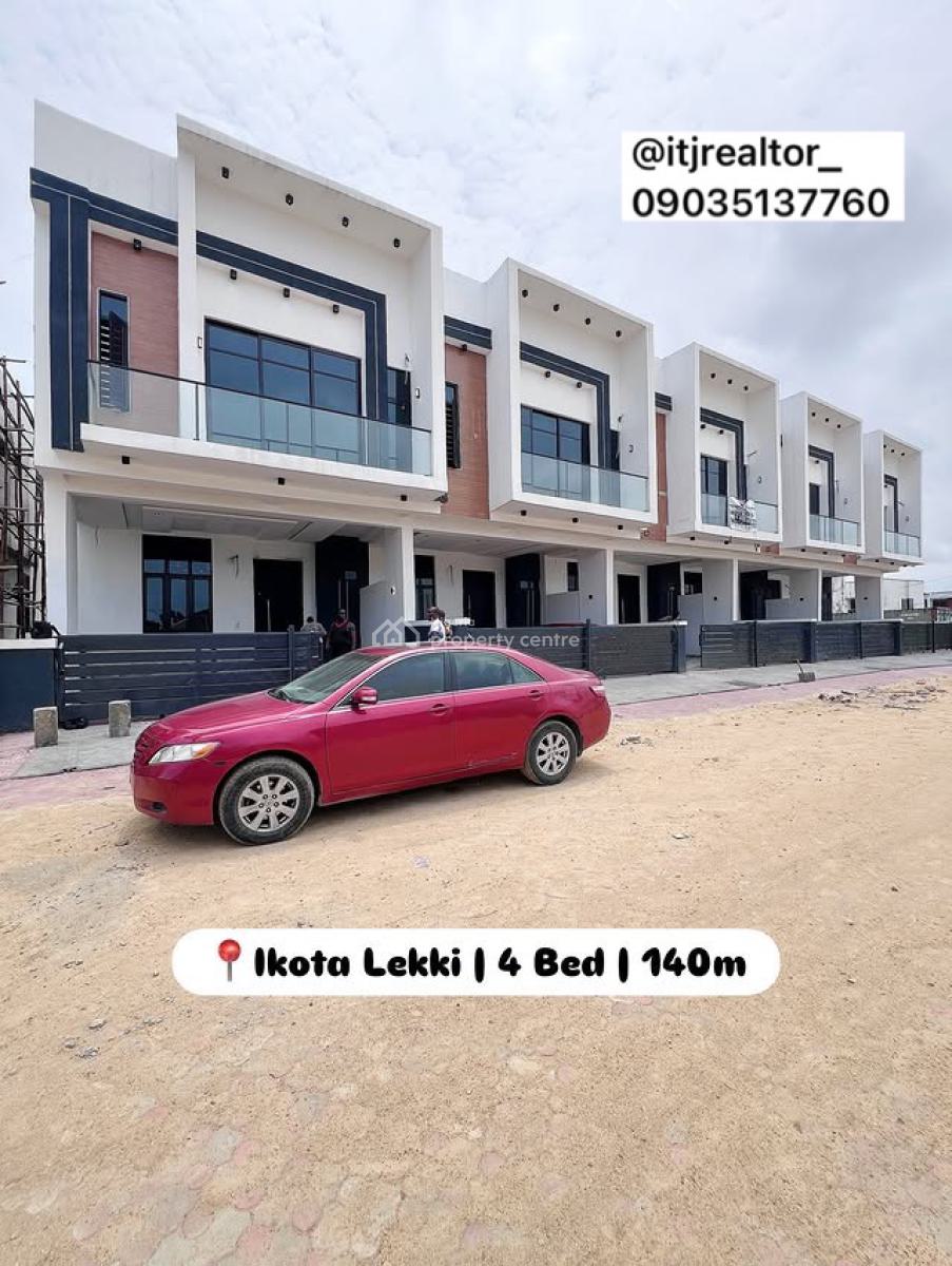 Stunning 4 Bedroom Semi Detached Duplex with Bq, Ikota, Ikota, Lekki, Lagos, Semi-detached Duplex for Sale
