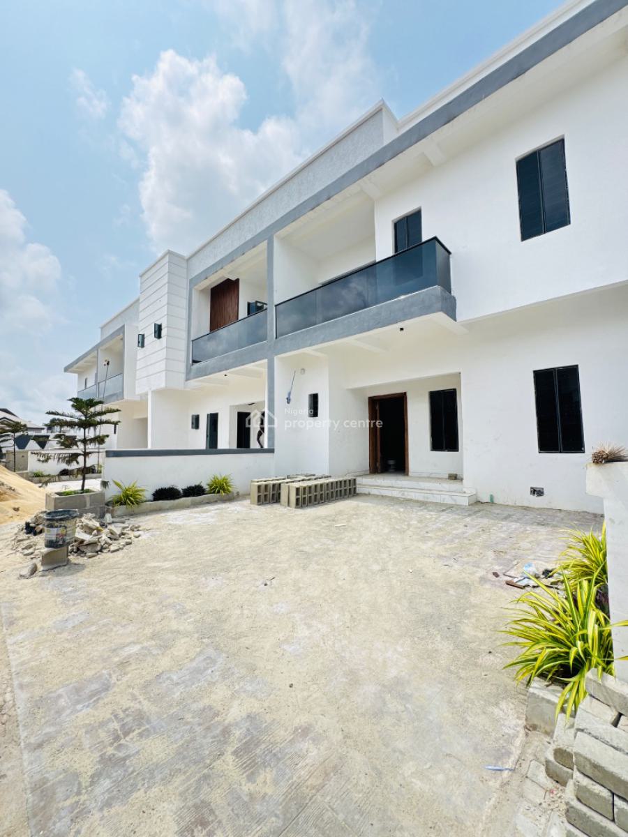 Four Bedroom Terrace House with Private Compound, Sangotedo, Ajah, Lagos, Terraced Duplex for Sale
