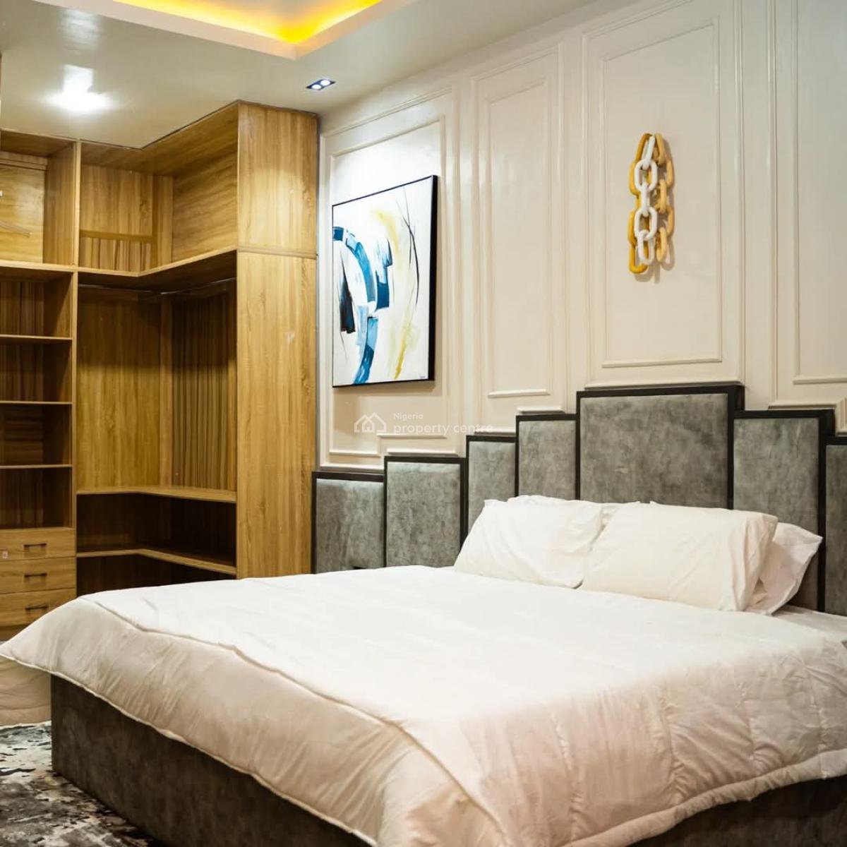 Luxury 3 Bedroom Maisonette with a Private Cinema, Osapa, Lekki, Lagos, House Short Let