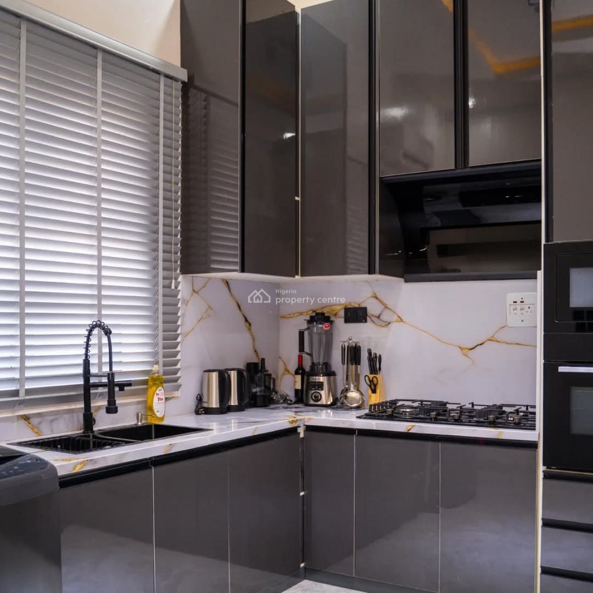 Luxury 3 Bedroom Maisonette with a Private Cinema, Osapa, Lekki, Lagos, House Short Let