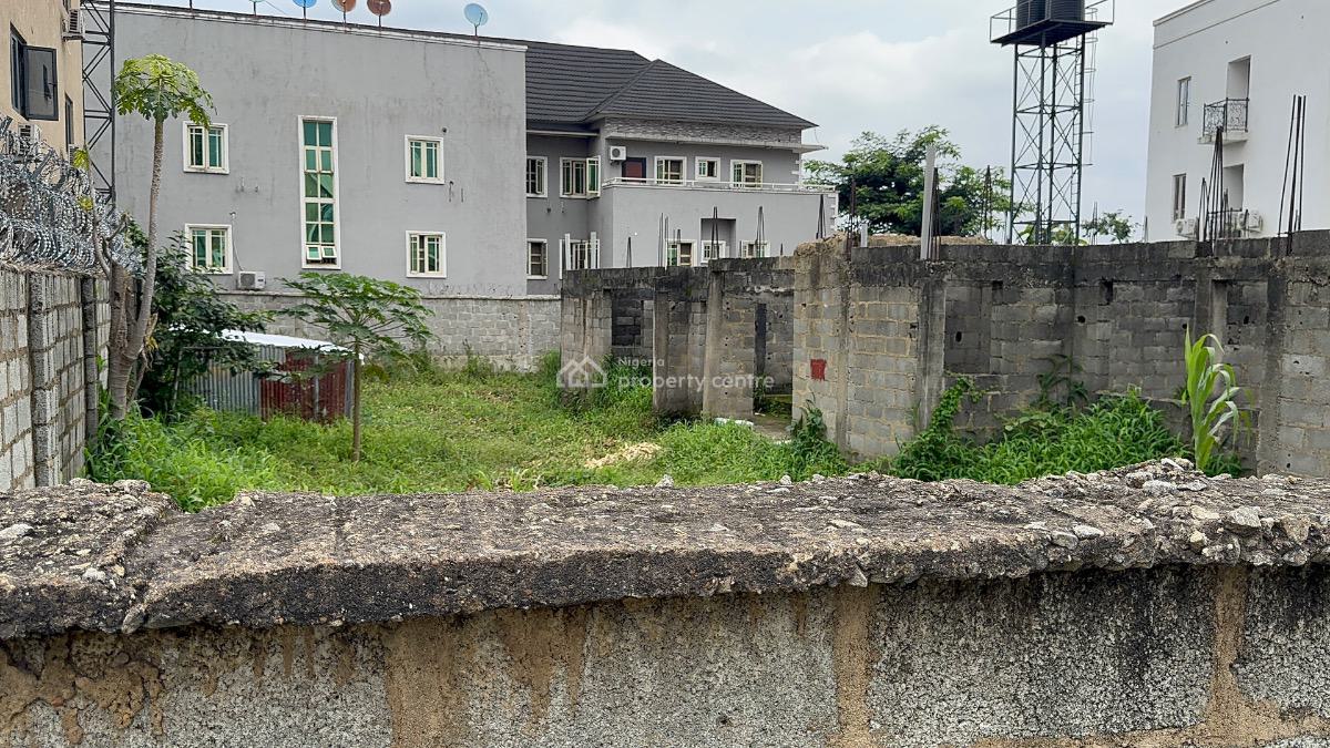 Standard 1000.sqm Land in a Residential Area with Uncompleted Building, Wuye, Abuja, Residential Land for Sale
