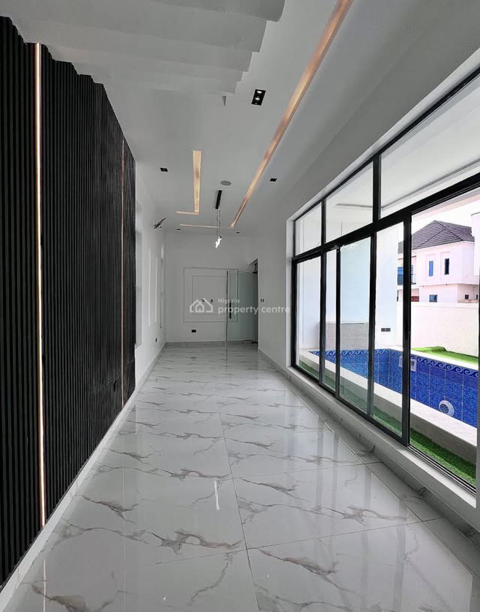 Contemporary 5 Bedroom Detached Duplex with Swimming Pool and Bq, Ajah, Ajah, Lagos, Detached Duplex for Sale