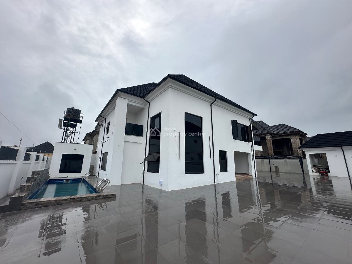5 Bedroom Duplex with Swimming Pool, Doctors Street By General Hospital Axis, Asaba, Delta, Detached Duplex for Sale