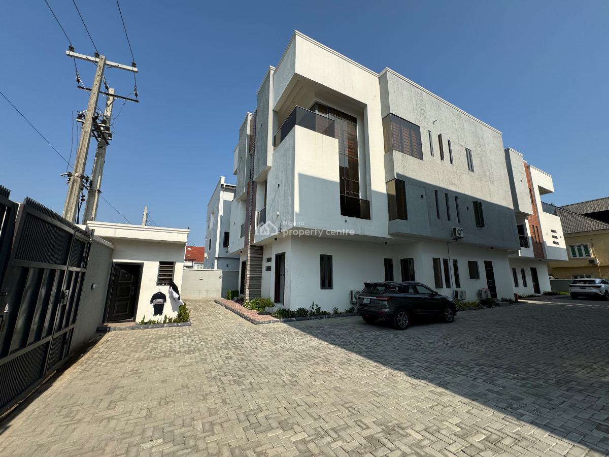 4 Bedroom Duplex with Bq, Ikate, Lekki, Lagos, Semi-detached Duplex for Sale