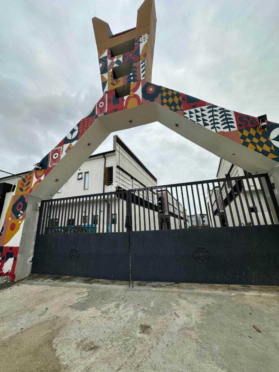 4-bedroom Terraced Duplex with Communal Pool, Gym & Basketball Court, Terraced Duplex Is Located in a Secure Estate Along Orchid Road, Lekki, Lekki, Lagos, Terraced Duplex for Sale