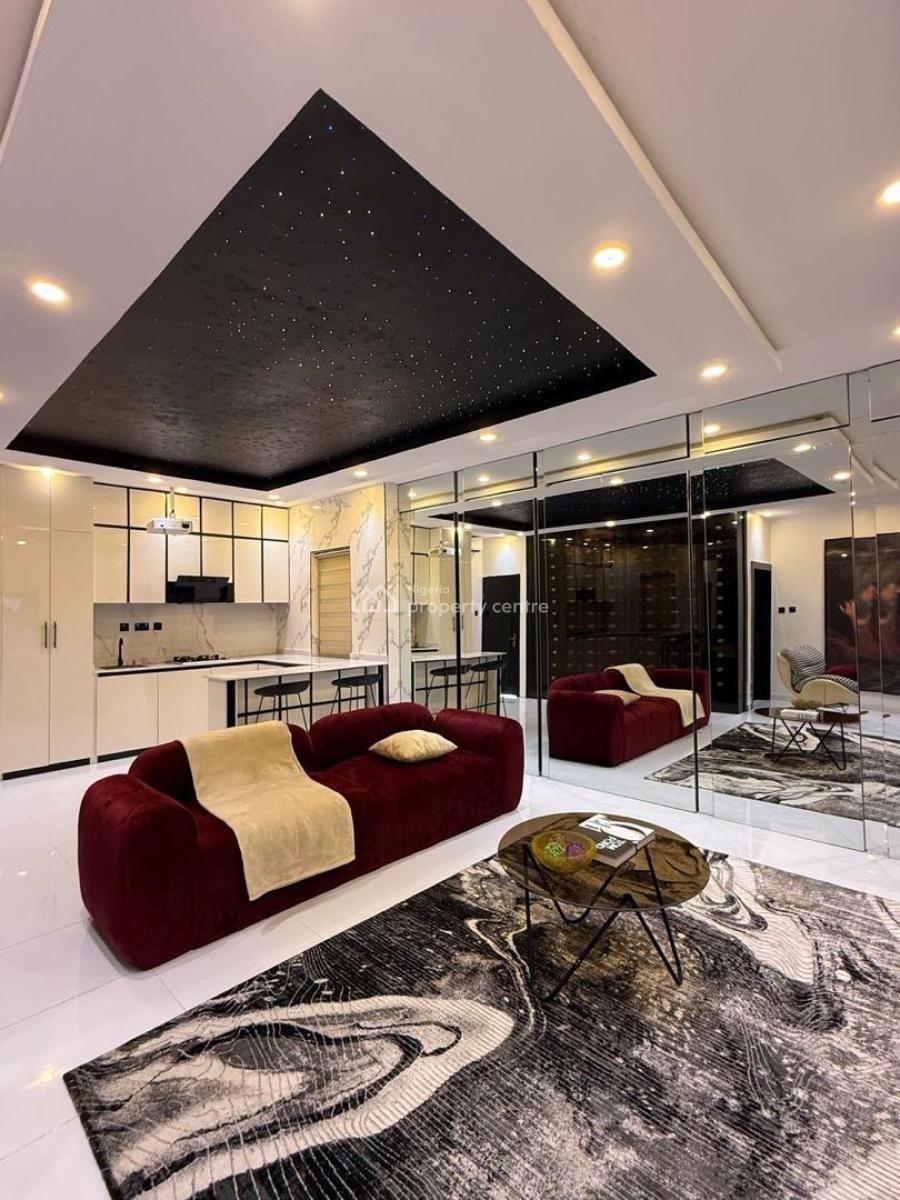 Cinematic One Bedroom with Bath Tub, Chevron, Lekki, Lagos, Mini Flat (room and Parlour) Short Let