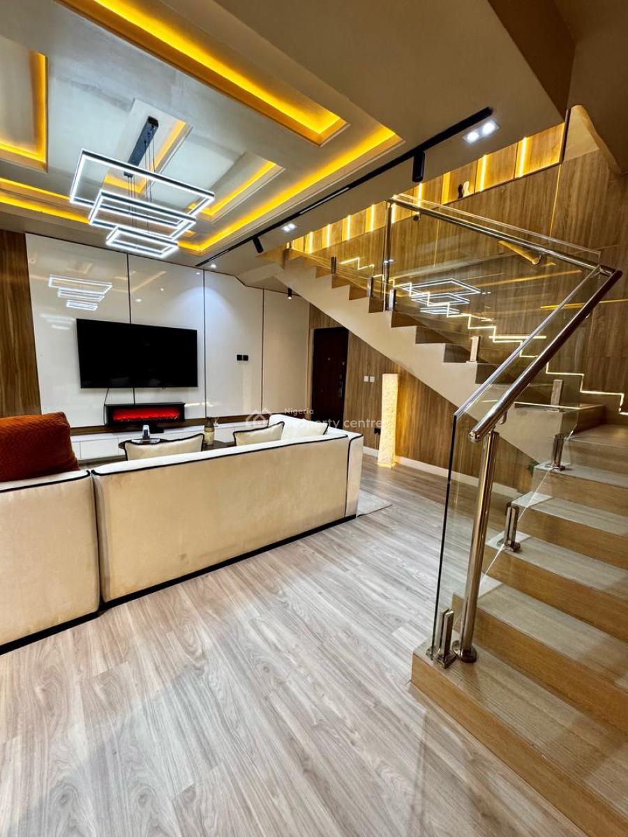 Waterfront 4bedroom Luxury Maisonette, Osborne Foreshore Phase 2, Ikoyi, Lagos, Semi-detached Duplex Short Let
