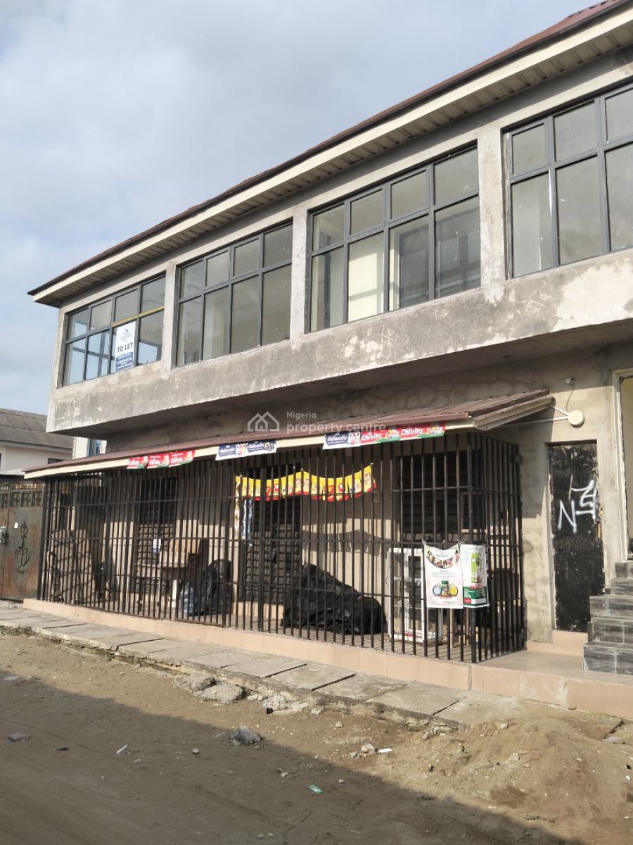 Spacious Shop, Joseph Avenue Street, Behind Sangotedo Market, Sangotedo, Ajah, Lagos, Shop for Rent