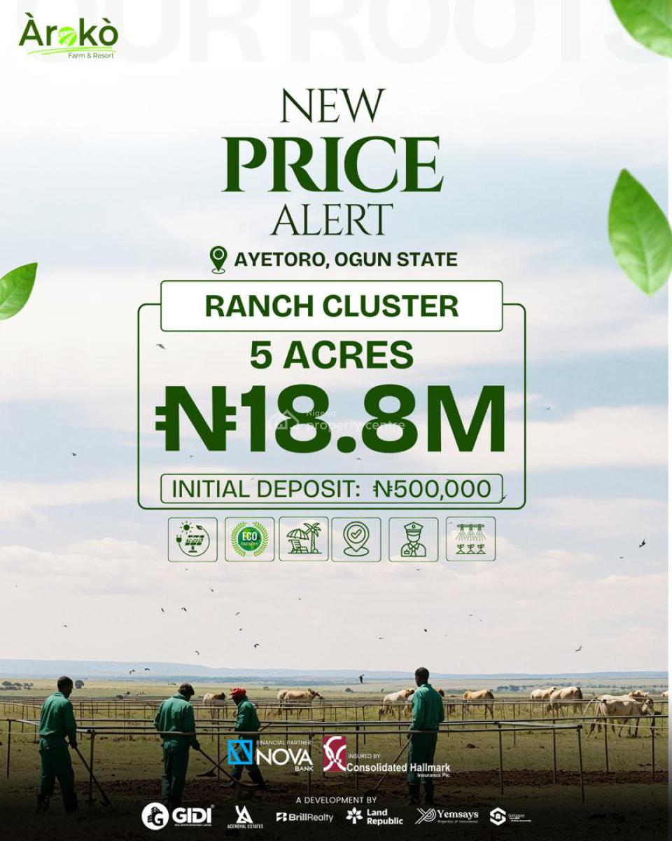 Aroko Farm & Resort, Updated Prices Now Live, Ado Awaye, Abeokuta North, Ogun, Mixed-use Land for Sale