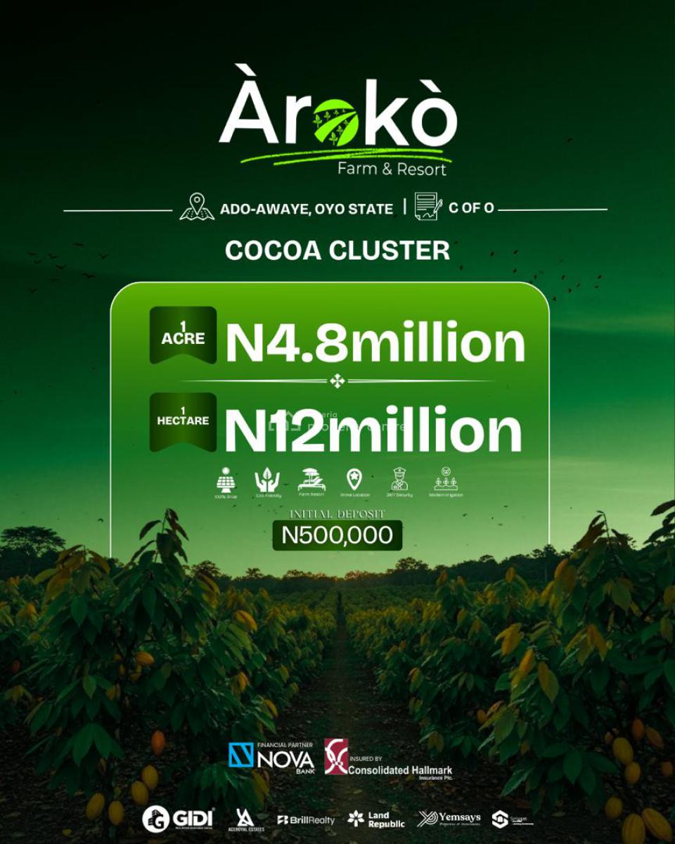 Aroko Farm & Resort, Updated Prices Now Live, Ado Awaye, Abeokuta North, Ogun, Mixed-use Land for Sale