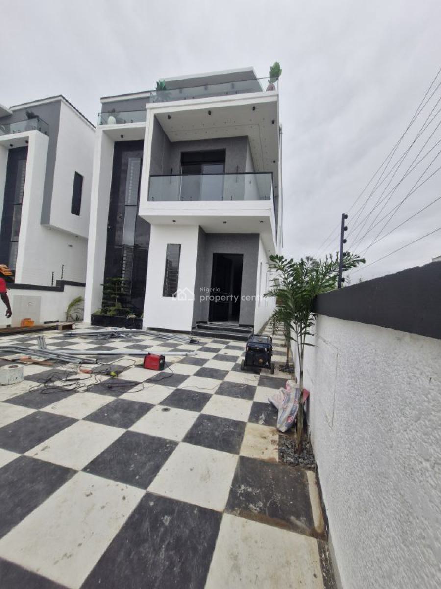 5 Bedroom Luxury Duplex with Bq and Pool, Lekki Palm City, Ajah, Lagos, Detached Duplex for Sale