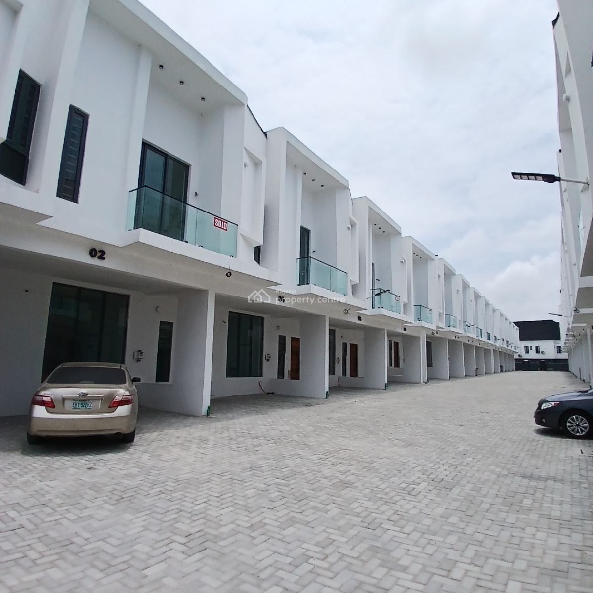 4 Bedroom Terrace Duplex with Bq Swimming Pool,  Gym, Last Available Unit, Vgc, Lekki, Lagos, Terraced Duplex for Sale