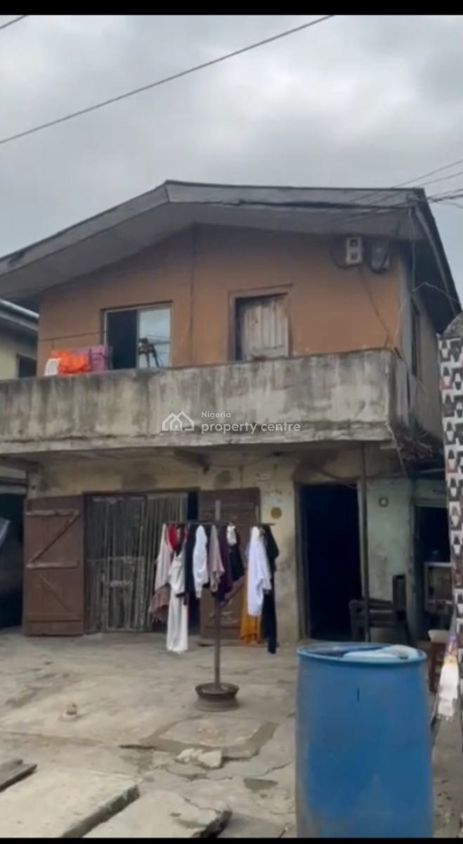 a Demolishable Or Remodeled Storey Building on Half a Plot of Land, Abudu Street, Ogudu, Lagos, House for Sale