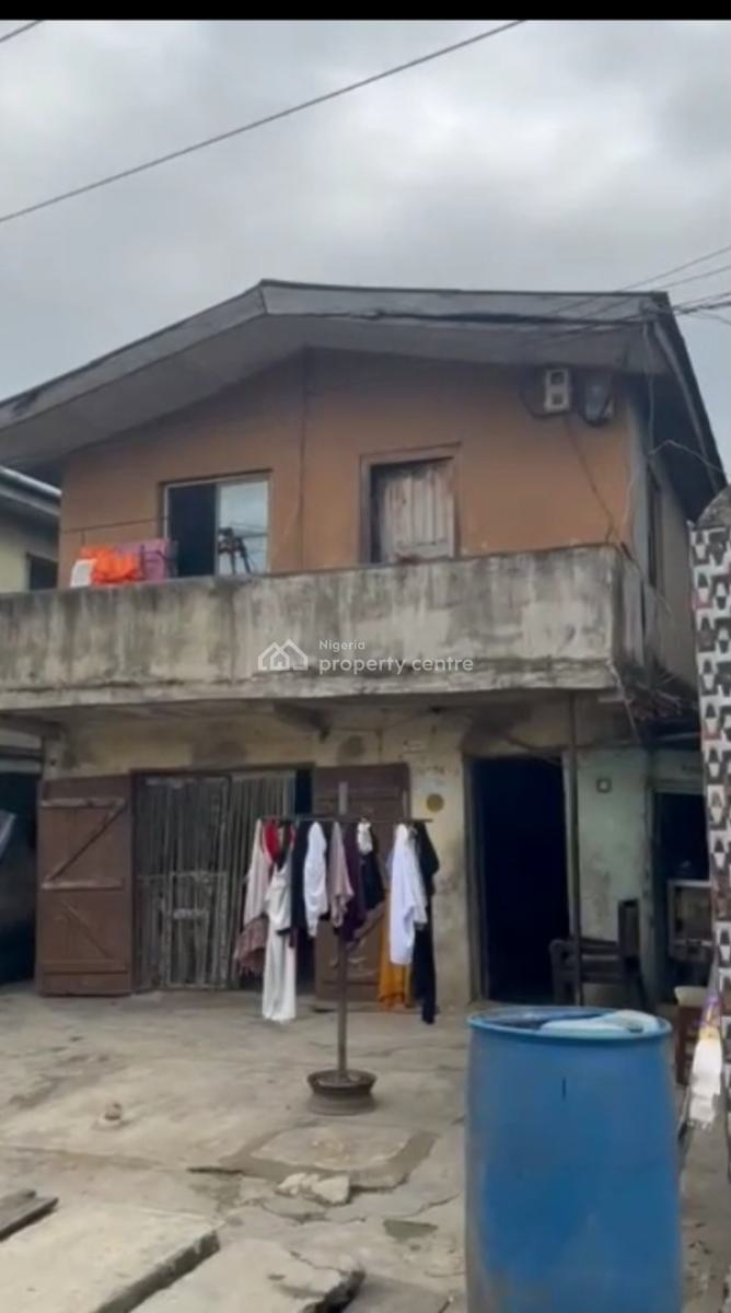 a Demolishable Or Remodeled Storey Building on Half a Plot of Land, Abudu Street, Ogudu, Lagos, House for Sale