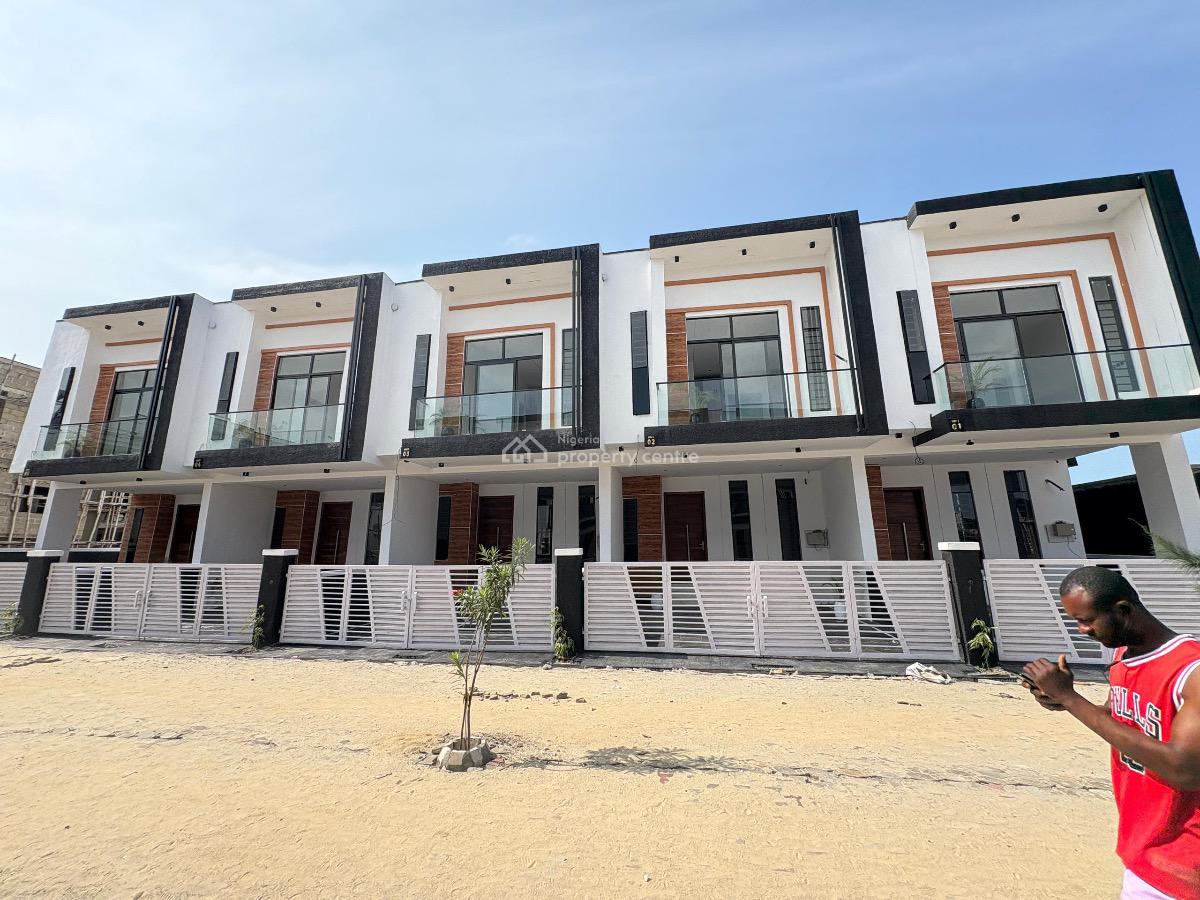 Well Design 4 Bedroom Terraced Duplex in a Well Secured Location, Ikota, Lekki, Lagos, Terraced Duplex for Sale