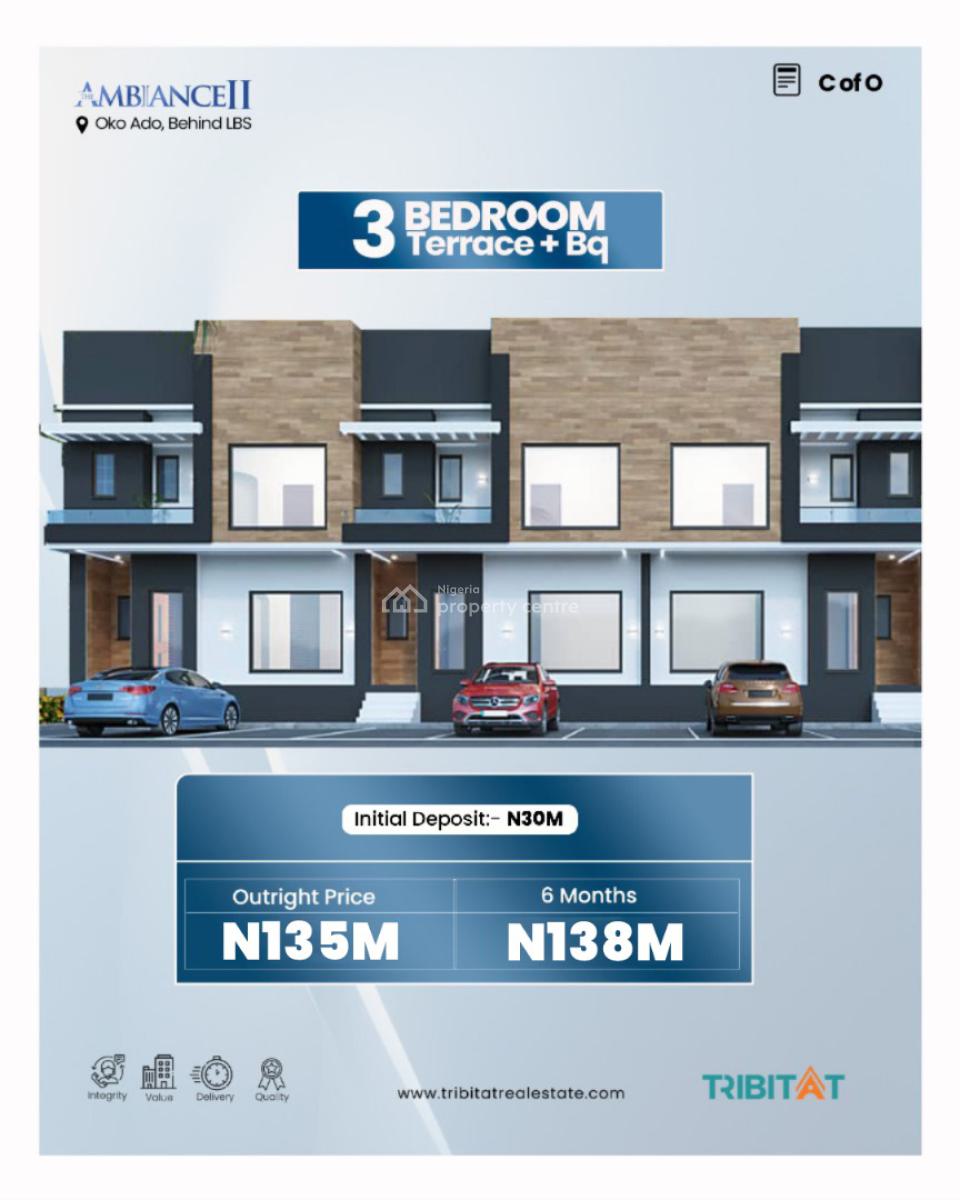Premium and Affordable Offplan Terrace, Behind Lagos Business School Ajah, Oke-odo, Lagos, Terraced Duplex for Sale
