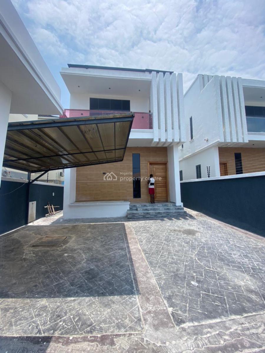 Spacious 5 Bedroom Detached Duplex with Bq, Osapa, Lekki, Lagos, Detached Duplex for Rent