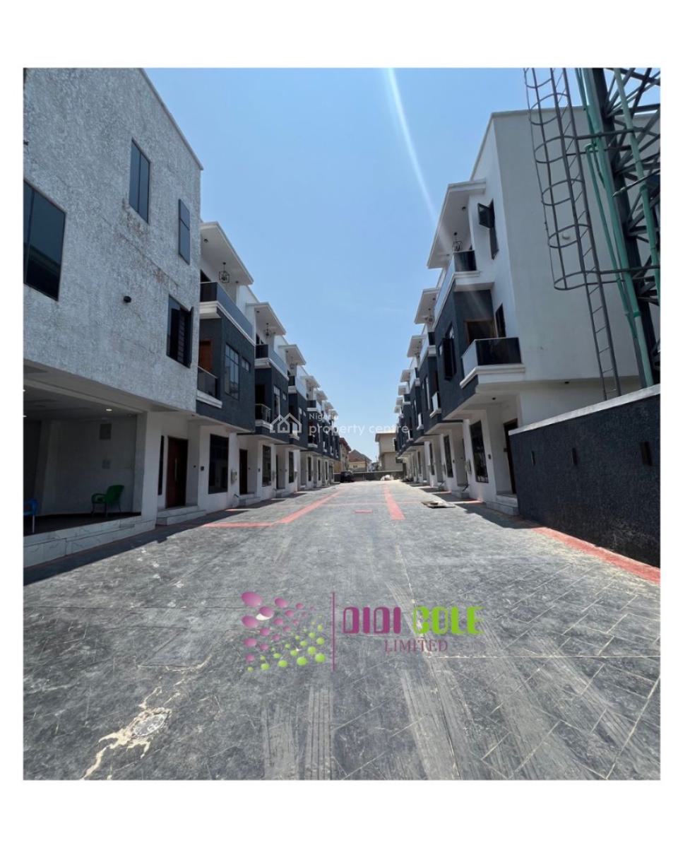 4 Bedroom Terrace Duplex with Bq, Chevron, Lekki, Lagos, Terraced Duplex for Sale