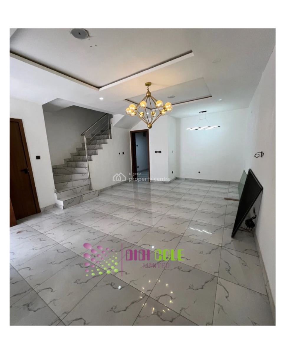 4 Bedroom Terrace Duplex with Bq, Chevron, Lekki, Lagos, Terraced Duplex for Sale
