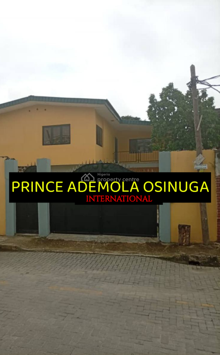 Fully Detached House + Bq, Off Awolowo Road, Falomo, Ikoyi, Lagos, Office Space for Rent