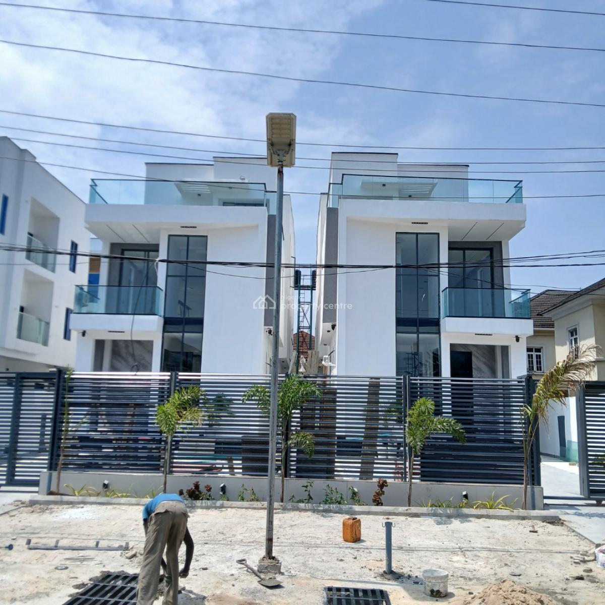 Exquisite 5 Bedroom Detached Duplex with Rooftop Terrace and Pool, Chevron Drive, Lekki, Lagos, Detached Duplex for Sale
