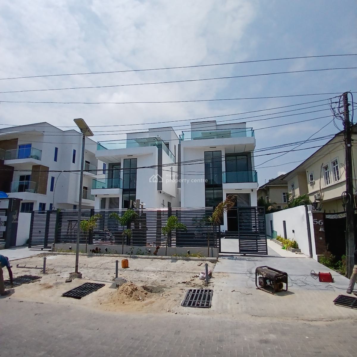 Exquisite 5 Bedroom Detached Duplex with Rooftop Terrace and Pool, Chevron Drive, Lekki, Lagos, Detached Duplex for Sale