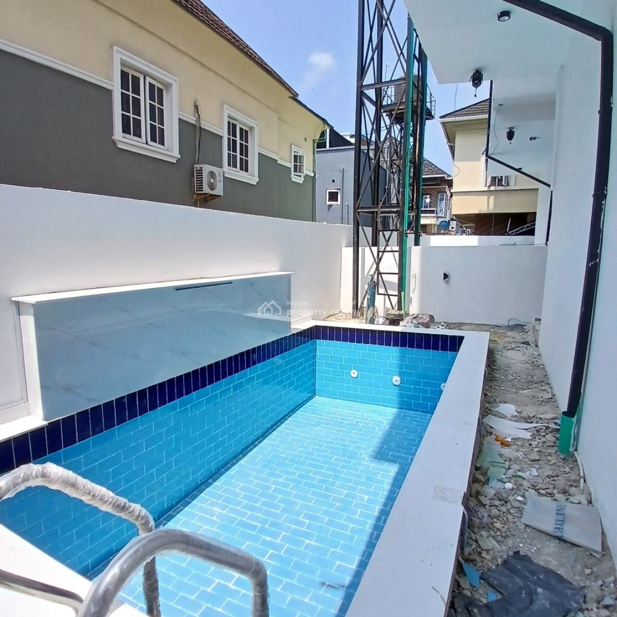 Exquisite 5 Bedroom Detached Duplex with Rooftop Terrace and Pool, Chevron Drive, Lekki, Lagos, Detached Duplex for Sale
