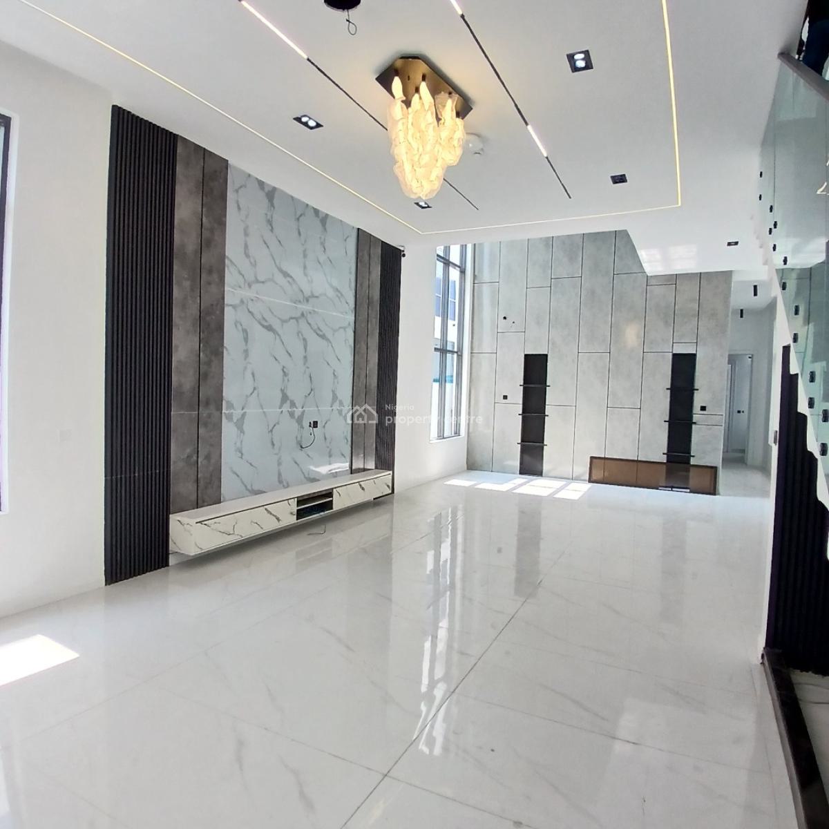 Exquisite 5 Bedroom Detached Duplex with Rooftop Terrace and Pool, Chevron Drive, Lekki, Lagos, Detached Duplex for Sale