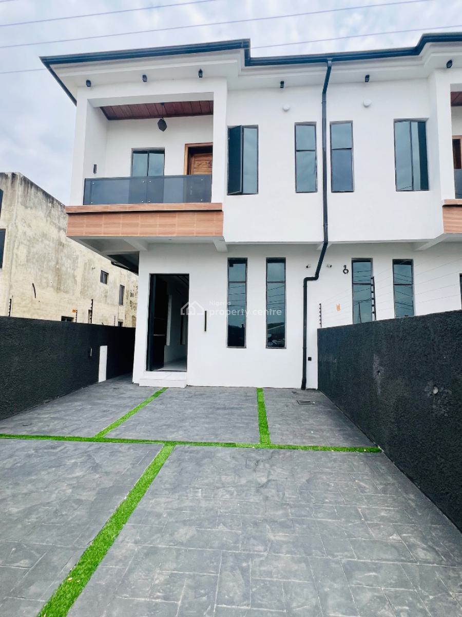 Modern 4 Bedroom Duplex, Chevron, Agungi, Lekki, Lagos, Semi-detached Duplex for Sale