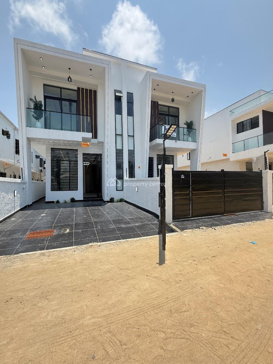 Lovely 4 Bedroom Semi Detached Duplex with Bq in Secure Estate, Ikota, Lekki, Lagos, Semi-detached Duplex for Sale