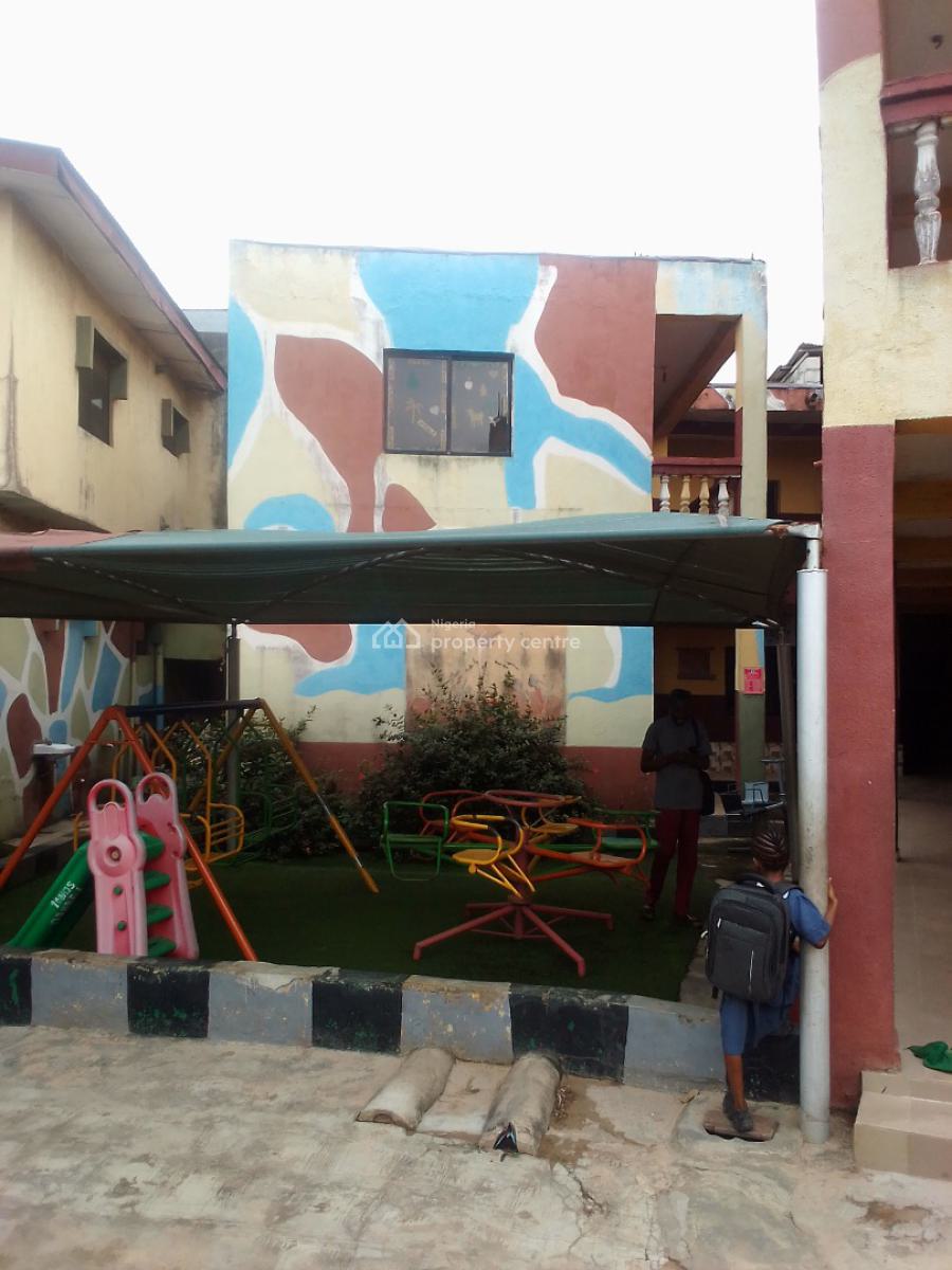 Commercial Separate Compound  11 Rooms Ground & First Floors, Fagba, Agege, Lagos, House for Rent