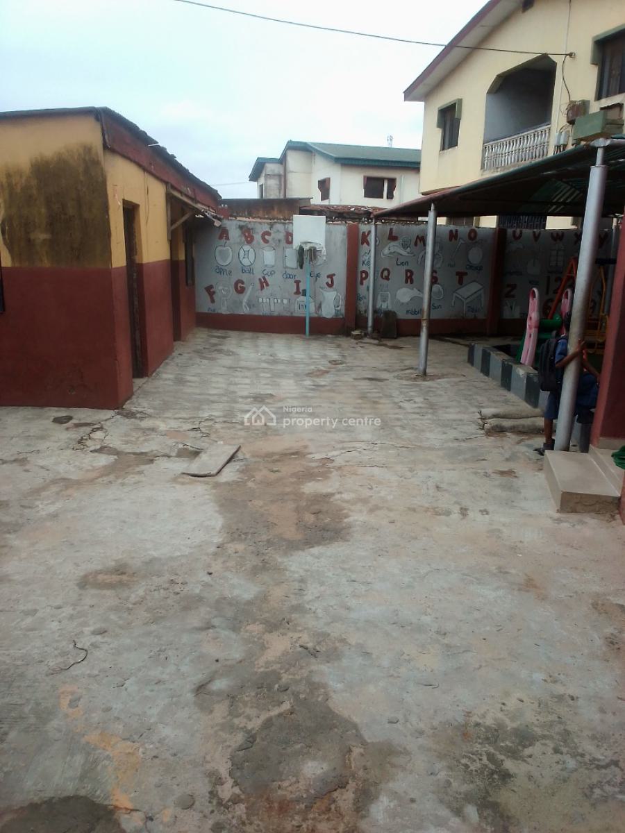 Commercial Separate Compound  11 Rooms Ground & First Floors, Fagba, Agege, Lagos, House for Rent