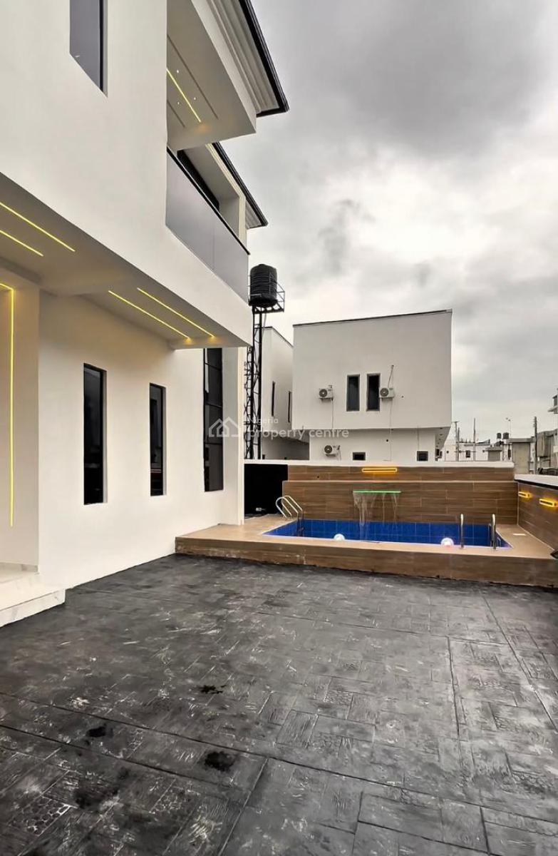5 Bedrooms Detached with Bq & Swimming Pool, Lekki Palm City , Ajah , Lagos, Nigeria, Ajah, Lagos, Detached Duplex for Sale