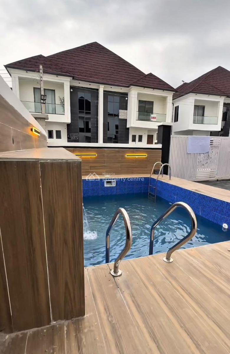 5 Bedrooms Detached with Bq & Swimming Pool, Lekki Palm City , Ajah , Lagos, Nigeria, Ajah, Lagos, Detached Duplex for Sale