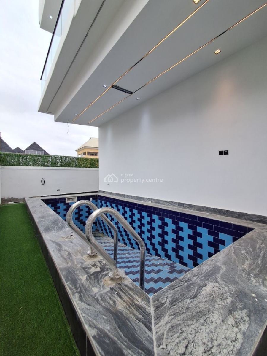 Unique 5 Bedroom Detached Duplex with Bq and Pool, Chevron Toll Gate Lekki Lagos, Lekki, Lagos, Detached Duplex for Sale