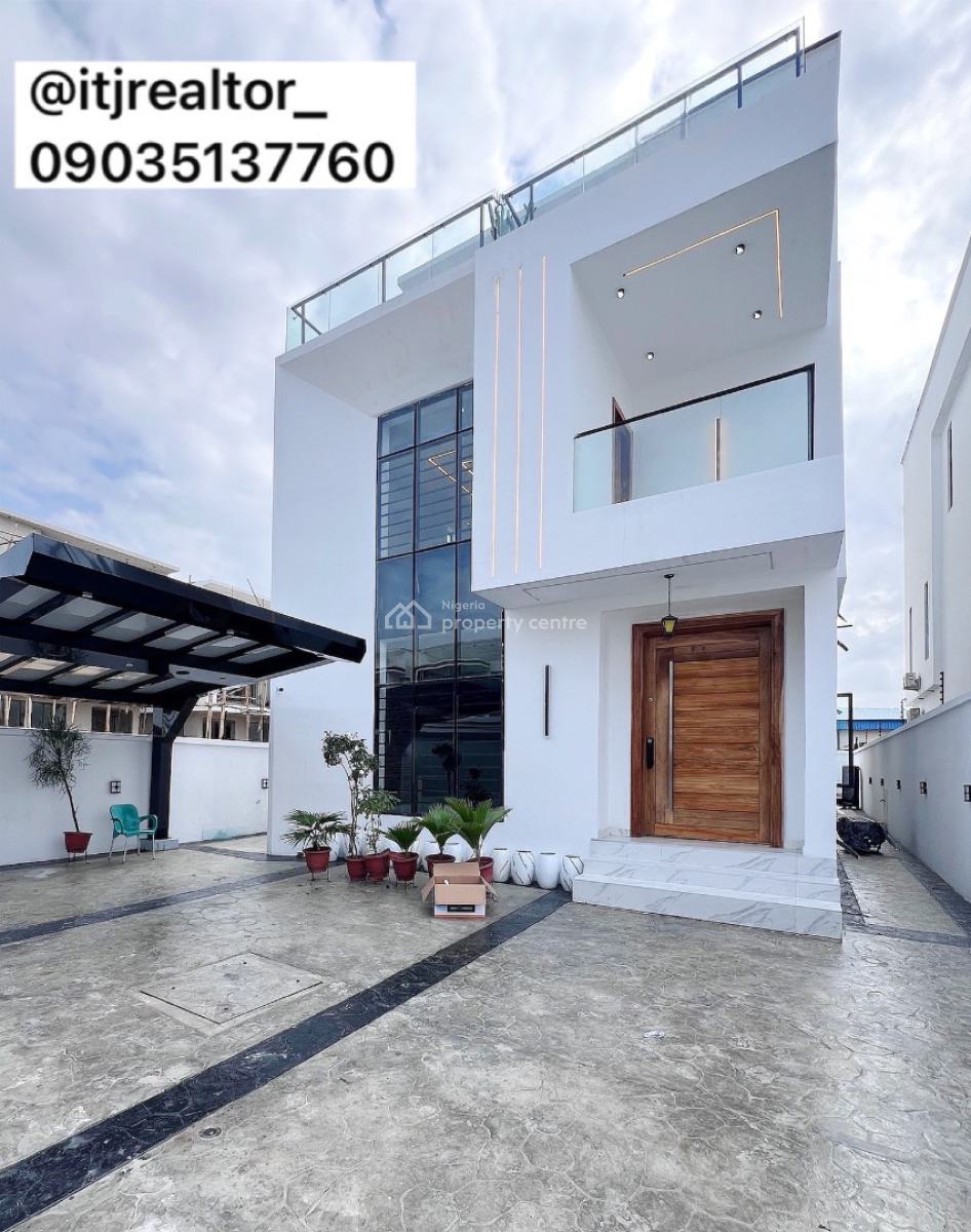 Stunning 5 Bedroom Detached Duplex with Pool, Cinema, Gym and Bq, Chevron, Lekki, Lagos, Detached Duplex for Sale