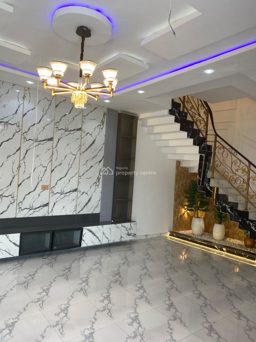 Executive Brand New 4 Bedroom Semi Detached Duplex with Bq, Sapphire Garden Estate, Awoyaya, Ibeju Lekki, Lagos, Semi-detached Duplex for Sale