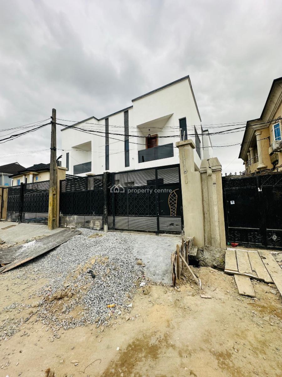 Newly Built 4 Bedroom Detached Duplex with Bq in Serene Estate, Gbagada, Lagos, Detached Duplex for Sale