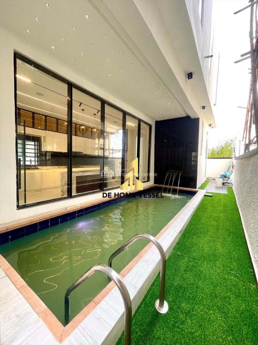 Perfectly Carved Luxury 5 Bed Detached Duplex with Swimming Pool & Bq, Ajah, Lagos, Detached Duplex for Sale