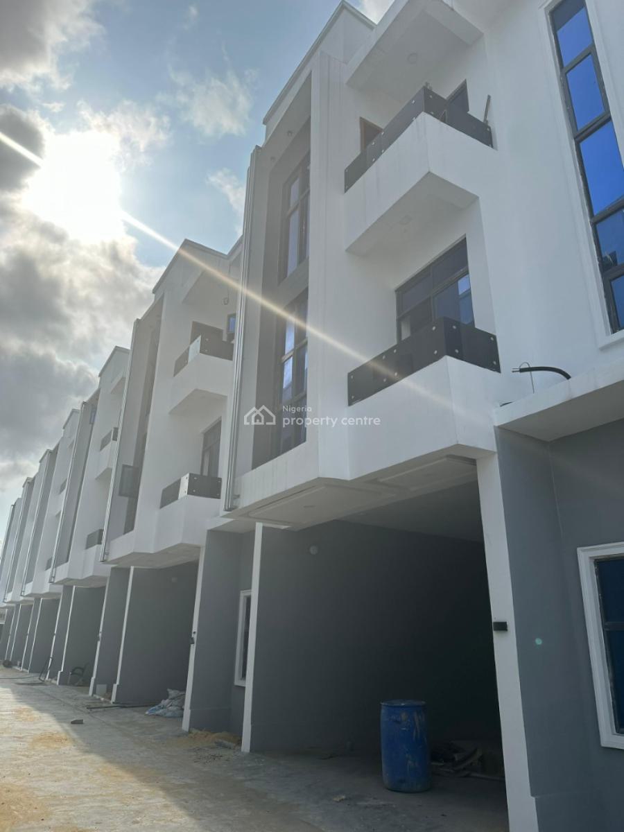 4 Bedroom Terrace with Bq, Off Con Oil Filling Station Ikate Elegushi Lekki Lagos, Ikate Elegushi, Lekki, Lagos, Terraced Duplex for Rent