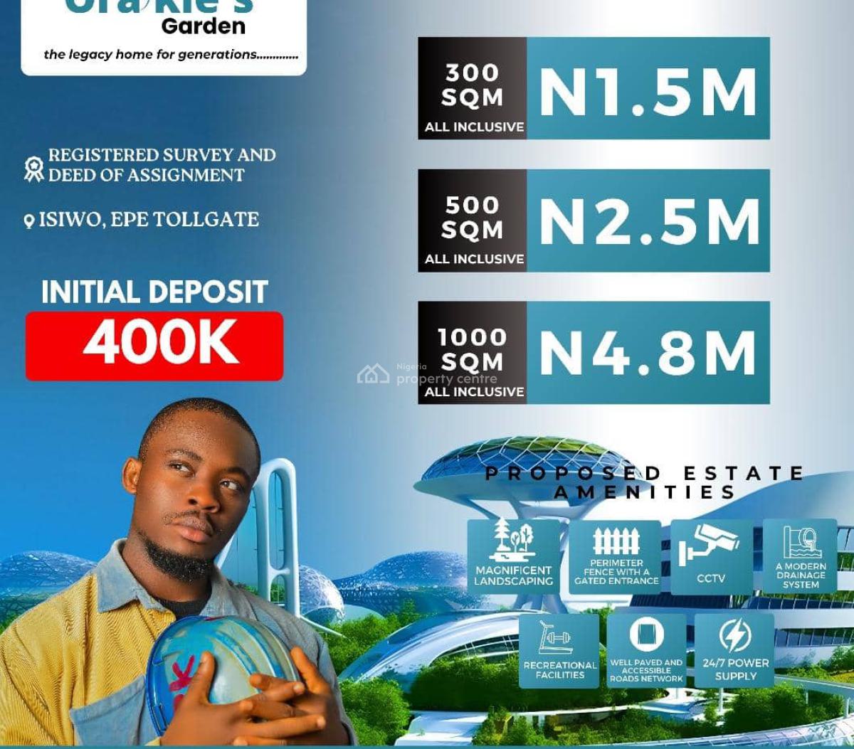 Cheap Plots of Land with Freehold, Oracles Gardens, Isiwo, Epe-ijebu-ode Expressway, Epe, Lagos, Mixed-use Land for Sale