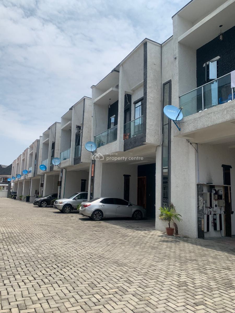 Fully Furnished 4 Bedroom Terraced Duplex in a Serene Court, Ikota, Lekki, Lagos, Terraced Duplex for Rent