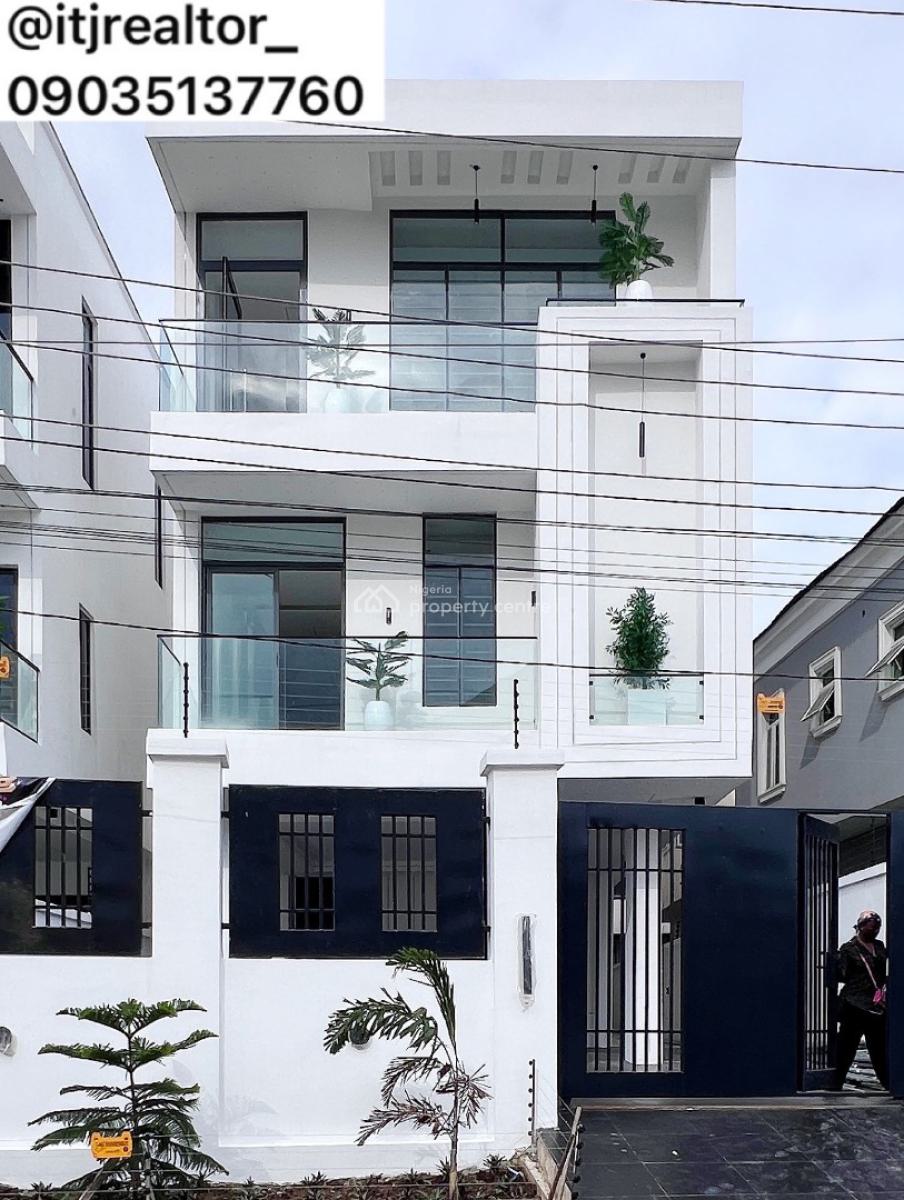 Stunning 5 Bedroom Detached Duplex with Swimming Pool and Bq, Chevron, Lekki, Lagos, Detached Duplex for Sale