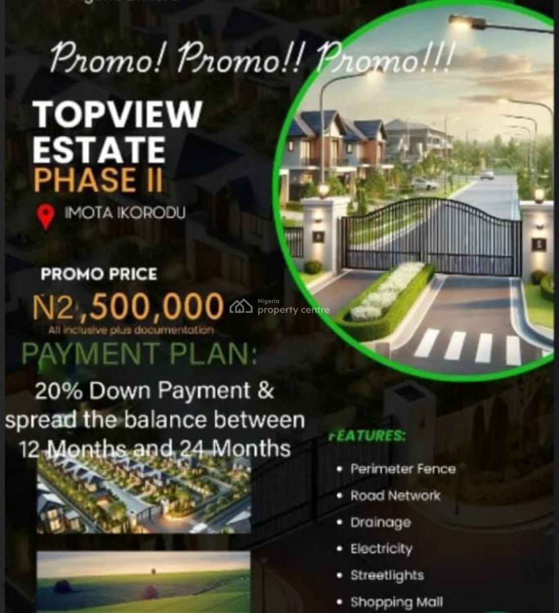 Cheap Plots of Land, Topview Estate Phase 2, Imota, Ikorodu, Lagos, Mixed-use Land for Sale