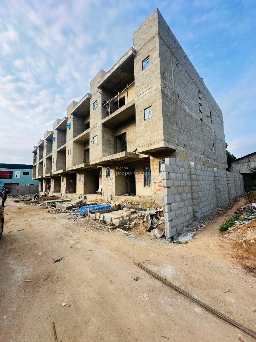 Newly Built 4 Bedroom Terrace Duplex, Oko- Oba, Agege, Lagos, Terraced Duplex for Sale