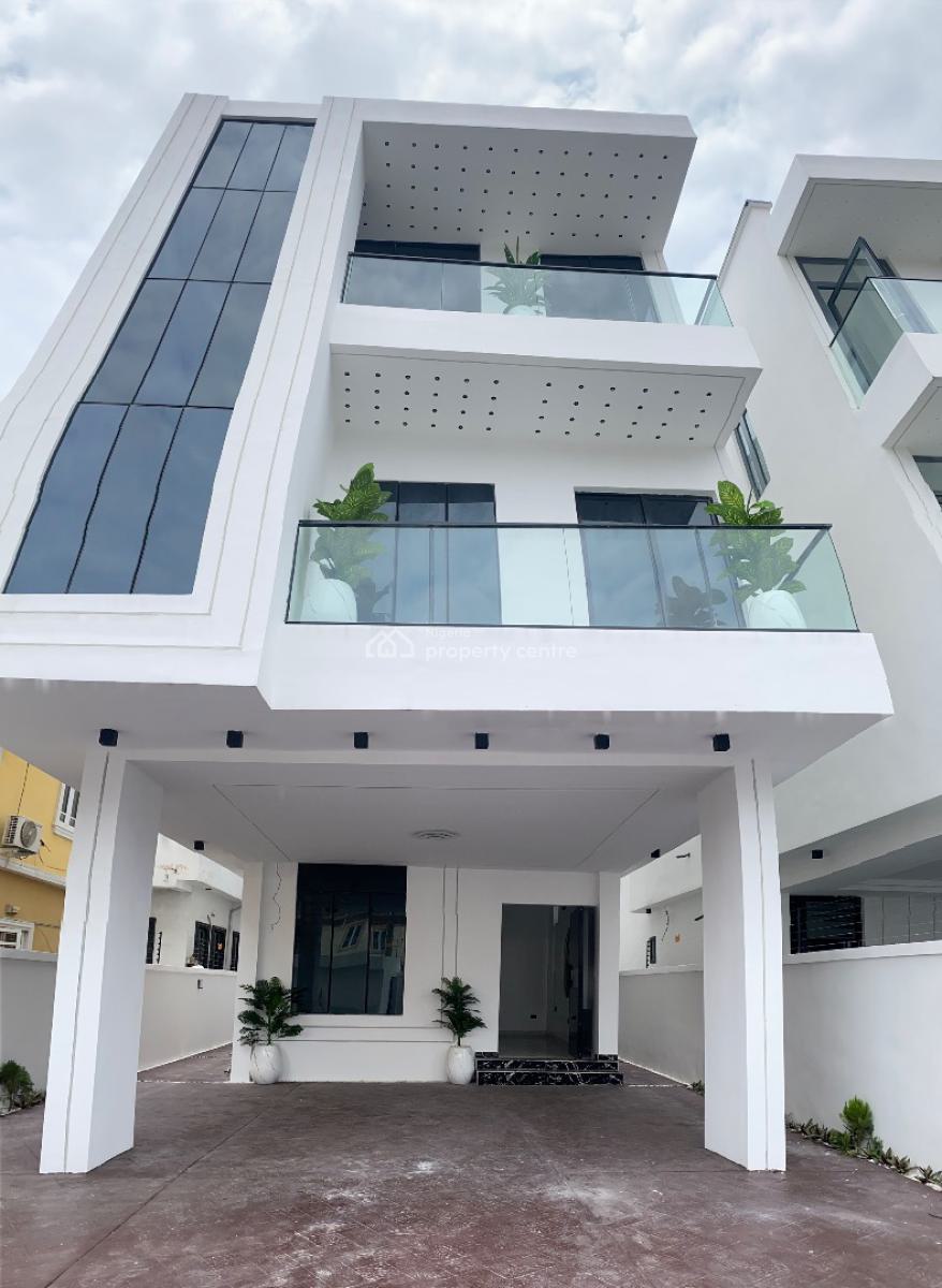 Luxury 5 Bedroom Duplex with Bq, Gate House and Solar, Chevron, Lekki, Lagos, Detached Duplex for Sale