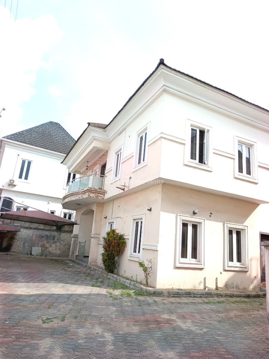 Smart Spacious 5 Bedrooms Fully Detached Duplex with Bq, Laundry Room., in a Very Good Estate at Ikota, Lekki Lagos., Ikota, Lekki, Lagos, Detached Duplex for Rent