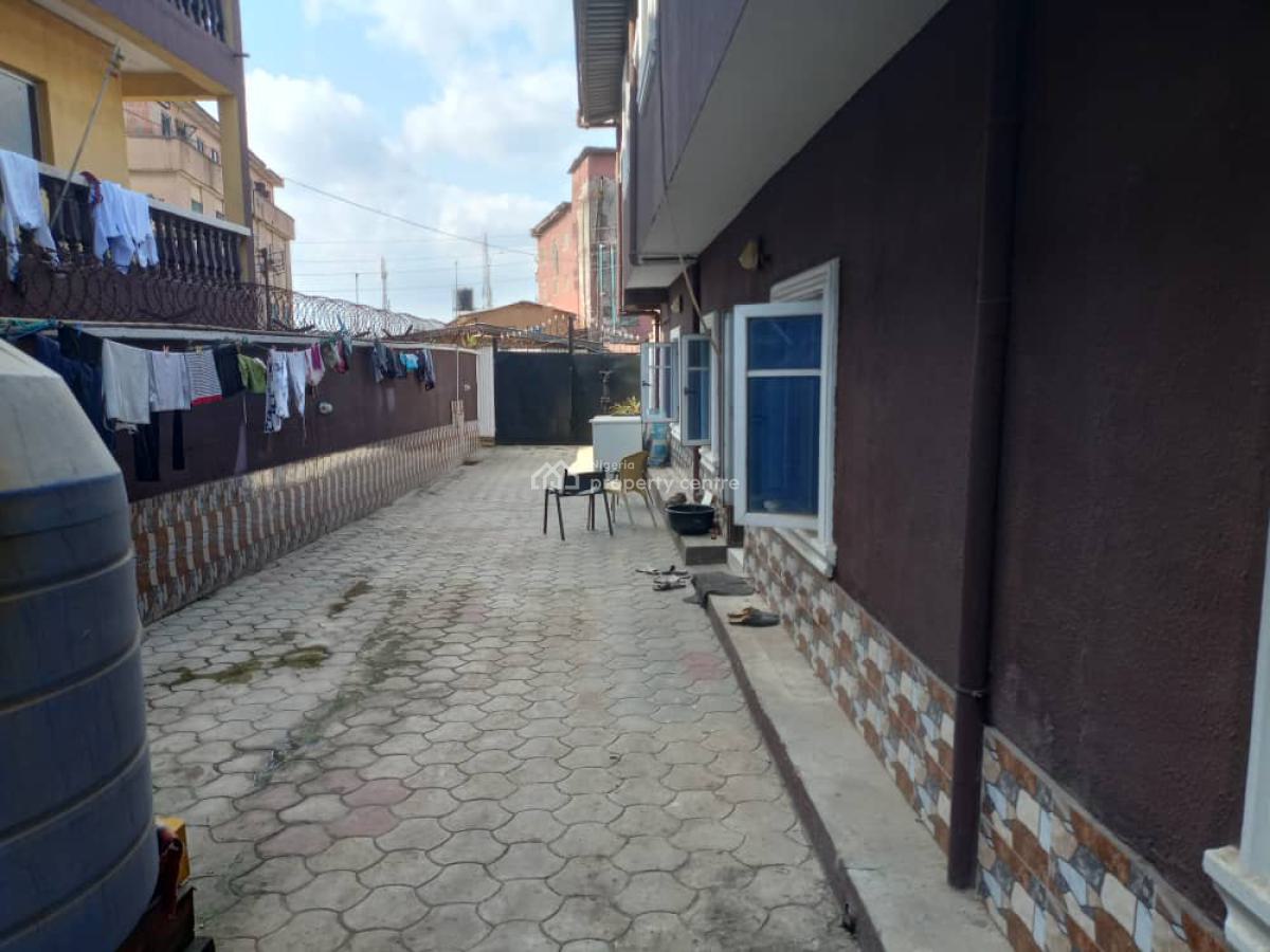 Fully Detached  4 Bedroom Duplex with Block of Flats, at Charity Oshodi Lagos, Oshodi, Lagos, House for Sale