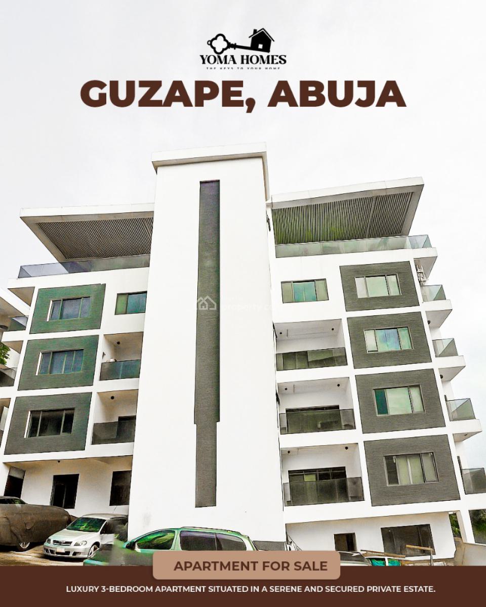 Luxury 3 Bedroom Apartment with Swimming Pool and Gym, Guzape District, Abuja, Flat / Apartment for Sale