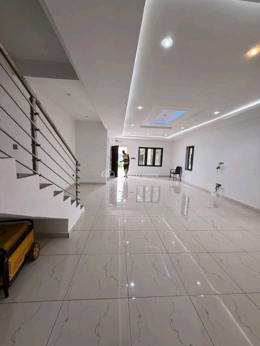 Newly Built 4 Bedroom Terrace Duplex with a Room Bq, Wuye, Abuja, Terraced Duplex for Rent
